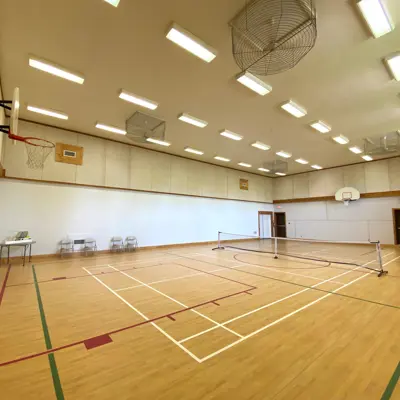 Image shows the gymnasium at the Dorset Recreation Centre. 